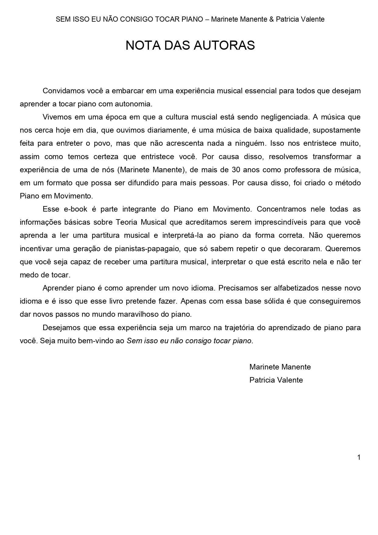 nota das autoras